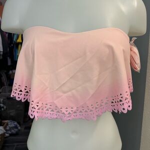 NWOT Xhilaration Pink Bikini Top